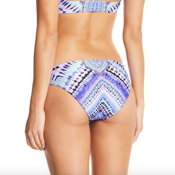 NEW Red Carter Hipster Bikini Bottom Berry Multi - Picture 2 of 8